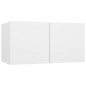 vidaXL 10-tlg. TV-Schrank-Set Weiß Holzwerkstoff vidaXL 10-tlg. TV-Schrank-Set Weiß Holzwerkstoff