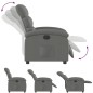 vidaXL Relaxsessel Elektrisch Dunkelgrau Stoff vidaXL Relaxsessel Elektrisch Dunkelgrau Stoff