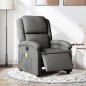 vidaXL Massagesessel Elektrisch Dunkelgrau Stoff vidaXL Massagesessel Elektrisch Dunkelgrau Stoff