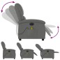 vidaXL Massagesessel Elektrisch Dunkelgrau Stoff vidaXL Massagesessel Elektrisch Dunkelgrau Stoff