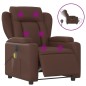 vidaXL Massagesessel Elektrisch Braun Kunstleder vidaXL Massagesessel Elektrisch Braun Kunstleder