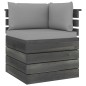 vidaXL Garten-Paletten-Ecksofa mit Kissen Kiefernholz vidaXL Garten-Paletten-Ecksofa mit Kissen Kiefernholz