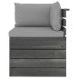 vidaXL Garten-Paletten-Ecksofa mit Kissen Kiefernholz vidaXL Garten-Paletten-Ecksofa mit Kissen Kiefernholz