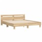 vidaXL Bettgestell mit Kopfteil Sonoma-Eiche 160x200 cm Holzwerkstoff vidaXL Bettgestell mit Kopfteil Sonoma-Eiche 160x200 cm Holzwerkstoff