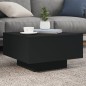 vidaXL Couchtisch Schwarz 55x55x31 cm Holzwerkstoff vidaXL Couchtisch Schwarz 55x55x31 cm Holzwerkstoff