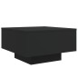 vidaXL Couchtisch Schwarz 55x55x31 cm Holzwerkstoff vidaXL Couchtisch Schwarz 55x55x31 cm Holzwerkstoff