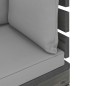 vidaXL Garten-Paletten-Ecksofa mit Kissen Kiefernholz vidaXL Garten-Paletten-Ecksofa mit Kissen Kiefernholz
