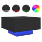 vidaXL Couchtisch mit LED-Leuchten Schwarz 55x55x31 cm vidaXL Couchtisch mit LED-Leuchten Schwarz 55x55x31 cm