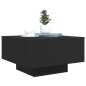 vidaXL Couchtisch mit LED-Leuchten Schwarz 55x55x31 cm vidaXL Couchtisch mit LED-Leuchten Schwarz 55x55x31 cm
