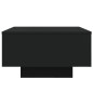 vidaXL Couchtisch mit LED-Leuchten Schwarz 55x55x31 cm vidaXL Couchtisch mit LED-Leuchten Schwarz 55x55x31 cm