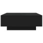 vidaXL Couchtisch Schwarz 80x80x31 cm Holzwerkstoff vidaXL Couchtisch Schwarz 80x80x31 cm Holzwerkstoff