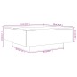 vidaXL Couchtisch Schwarz 80x80x31 cm Holzwerkstoff vidaXL Couchtisch Schwarz 80x80x31 cm Holzwerkstoff