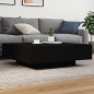vidaXL Couchtisch Schwarz 100x100x31 cm Holzwerkstoff vidaXL Couchtisch Schwarz 100x100x31 cm Holzwerkstoff