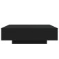 vidaXL Couchtisch Schwarz 100x100x31 cm Holzwerkstoff vidaXL Couchtisch Schwarz 100x100x31 cm Holzwerkstoff