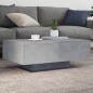 vidaXL Couchtisch mit LED-Leuchten Betongrau 85x55x31 cm vidaXL Couchtisch mit LED-Leuchten Betongrau 85x55x31 cm