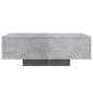 vidaXL Couchtisch mit LED-Leuchten Betongrau 85x55x31 cm vidaXL Couchtisch mit LED-Leuchten Betongrau 85x55x31 cm