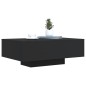 vidaXL Couchtisch mit LED-Leuchten Schwarz 85x55x31 cm vidaXL Couchtisch mit LED-Leuchten Schwarz 85x55x31 cm