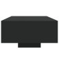 vidaXL Couchtisch mit LED-Leuchten Schwarz 85x55x31 cm vidaXL Couchtisch mit LED-Leuchten Schwarz 85x55x31 cm