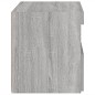 vidaXL Nachttische mit LED-Leuchten 2 Stk. Grau Sonoma 50x40x45 cm vidaXL Nachttische mit LED-Leuchten 2 Stk. Grau Sonoma 50x40x45 cm