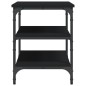 vidaXL Schuhbank Schwarz 70x38,5x49 cm Holzwerkstoff vidaXL Schuhbank Schwarz 70x38,5x49 cm Holzwerkstoff