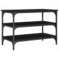 vidaXL Schuhbank Schwarz 70x38,5x49 cm Holzwerkstoff vidaXL Schuhbank Schwarz 70x38,5x49 cm Holzwerkstoff