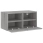vidaXL TV-Wandschrank Grau Sonoma 60x30x30 cm Holzwerkstoff vidaXL TV-Wandschrank Grau Sonoma 60x30x30 cm Holzwerkstoff