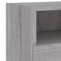 vidaXL TV-Wandschrank Grau Sonoma 60x30x30 cm Holzwerkstoff vidaXL TV-Wandschrank Grau Sonoma 60x30x30 cm Holzwerkstoff
