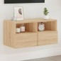 vidaXL TV-Wandschrank Sonoma-Eiche 60x30x30 cm Holzwerkstoff vidaXL TV-Wandschrank Sonoma-Eiche 60x30x30 cm Holzwerkstoff