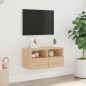 vidaXL TV-Wandschrank Sonoma-Eiche 60x30x30 cm Holzwerkstoff vidaXL TV-Wandschrank Sonoma-Eiche 60x30x30 cm Holzwerkstoff