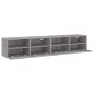 vidaXL TV-Wandschränke 2 Stk. Grau Sonoma 80x30x30 cm Holzwerkstoff vidaXL TV-Wandschränke 2 Stk. Grau Sonoma 80x30x30 cm Holzwerkstoff