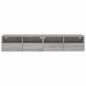 vidaXL TV-Wandschränke 2 Stk. Grau Sonoma 80x30x30 cm Holzwerkstoff vidaXL TV-Wandschränke 2 Stk. Grau Sonoma 80x30x30 cm Holzwerkstoff