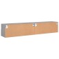 vidaXL TV-Wandschränke 2 Stk. Grau Sonoma 80x30x30 cm Holzwerkstoff vidaXL TV-Wandschränke 2 Stk. Grau Sonoma 80x30x30 cm Holzwerkstoff
