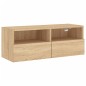 vidaXL TV-Wandschrank Sonoma-Eiche 80x30x30 cm Holzwerkstoff vidaXL TV-Wandschrank Sonoma-Eiche 80x30x30 cm Holzwerkstoff