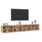 vidaXL TV-Wandschränke 2 Stk. Sonoma-Eiche 100x30x30 cm Holzwerkstoff vidaXL TV-Wandschränke 2 Stk. Sonoma-Eiche 100x30x30 cm Holzwerkstoff