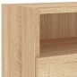 vidaXL TV-Wandschränke 2 Stk. Sonoma-Eiche 100x30x30 cm Holzwerkstoff vidaXL TV-Wandschränke 2 Stk. Sonoma-Eiche 100x30x30 cm Holzwerkstoff