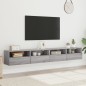 vidaXL TV-Wandschränke 2 Stk. Grau Sonoma 100x30x30 cm Holzwerkstoff vidaXL TV-Wandschränke 2 Stk. Grau Sonoma 100x30x30 cm Holzwerkstoff