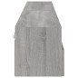 vidaXL TV-Wandschränke 2 Stk. Grau Sonoma 100x30x30 cm Holzwerkstoff vidaXL TV-Wandschränke 2 Stk. Grau Sonoma 100x30x30 cm Holzwerkstoff