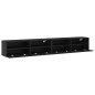 vidaXL TV-Wandschränke 2 Stk. Schwarz 100x30x30 cm Holzwerkstoff vidaXL TV-Wandschränke 2 Stk. Schwarz 100x30x30 cm Holzwerkstoff