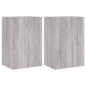 vidaXL TV-Wandschränke 2 Stk. Grau Sonoma 40,5x30x60 cm Holzwerkstoff vidaXL TV-Wandschränke 2 Stk. Grau Sonoma 40,5x30x60 cm Holzwerkstoff
