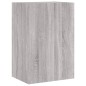 vidaXL TV-Wandschränke 2 Stk. Grau Sonoma 40,5x30x60 cm Holzwerkstoff vidaXL TV-Wandschränke 2 Stk. Grau Sonoma 40,5x30x60 cm Holzwerkstoff