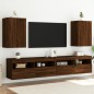 vidaXL TV-Wandschränke 2 Stk. Braun Eiche-Optik 40,5x30x60 cm vidaXL TV-Wandschränke 2 Stk. Braun Eiche-Optik 40,5x30x60 cm