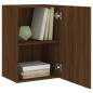 vidaXL TV-Wandschränke 2 Stk. Braun Eiche-Optik 40,5x30x60 cm vidaXL TV-Wandschränke 2 Stk. Braun Eiche-Optik 40,5x30x60 cm