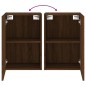 vidaXL TV-Wandschränke 2 Stk. Braun Eiche-Optik 40,5x30x60 cm vidaXL TV-Wandschränke 2 Stk. Braun Eiche-Optik 40,5x30x60 cm