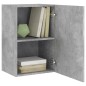 vidaXL TV-Wandschrank Betongrau 40,5x30x60 cm Holzwerkstoff vidaXL TV-Wandschrank Betongrau 40,5x30x60 cm Holzwerkstoff