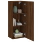 vidaXL TV-Wandschrank Braun Eiche-Optik 40,5x30x102 cm Holzwerkstoff vidaXL TV-Wandschrank Braun Eiche-Optik 40,5x30x102 cm Holzwerkstoff