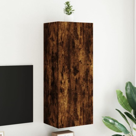 vidaXL TV-Wandschrank Räuchereiche 40,5x30x102 cm Holzwerkstoff