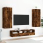vidaXL TV-Wandschrank Räuchereiche 40,5x30x102 cm Holzwerkstoff vidaXL TV-Wandschrank Räuchereiche 40,5x30x102 cm Holzwerkstoff