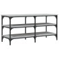 vidaXL Schuhbank Grau Sonoma 100x38,5x49 cm Holzwerkstoff vidaXL Schuhbank Grau Sonoma 100x38,5x49 cm Holzwerkstoff