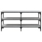 vidaXL Schuhbank Grau Sonoma 100x38,5x49 cm Holzwerkstoff vidaXL Schuhbank Grau Sonoma 100x38,5x49 cm Holzwerkstoff