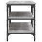 vidaXL Schuhbank Grau Sonoma 100x38,5x49 cm Holzwerkstoff vidaXL Schuhbank Grau Sonoma 100x38,5x49 cm Holzwerkstoff